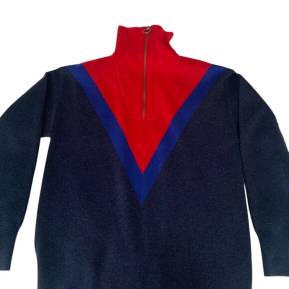 Color block Sweatter Dress  XS - Picture 4 of 7